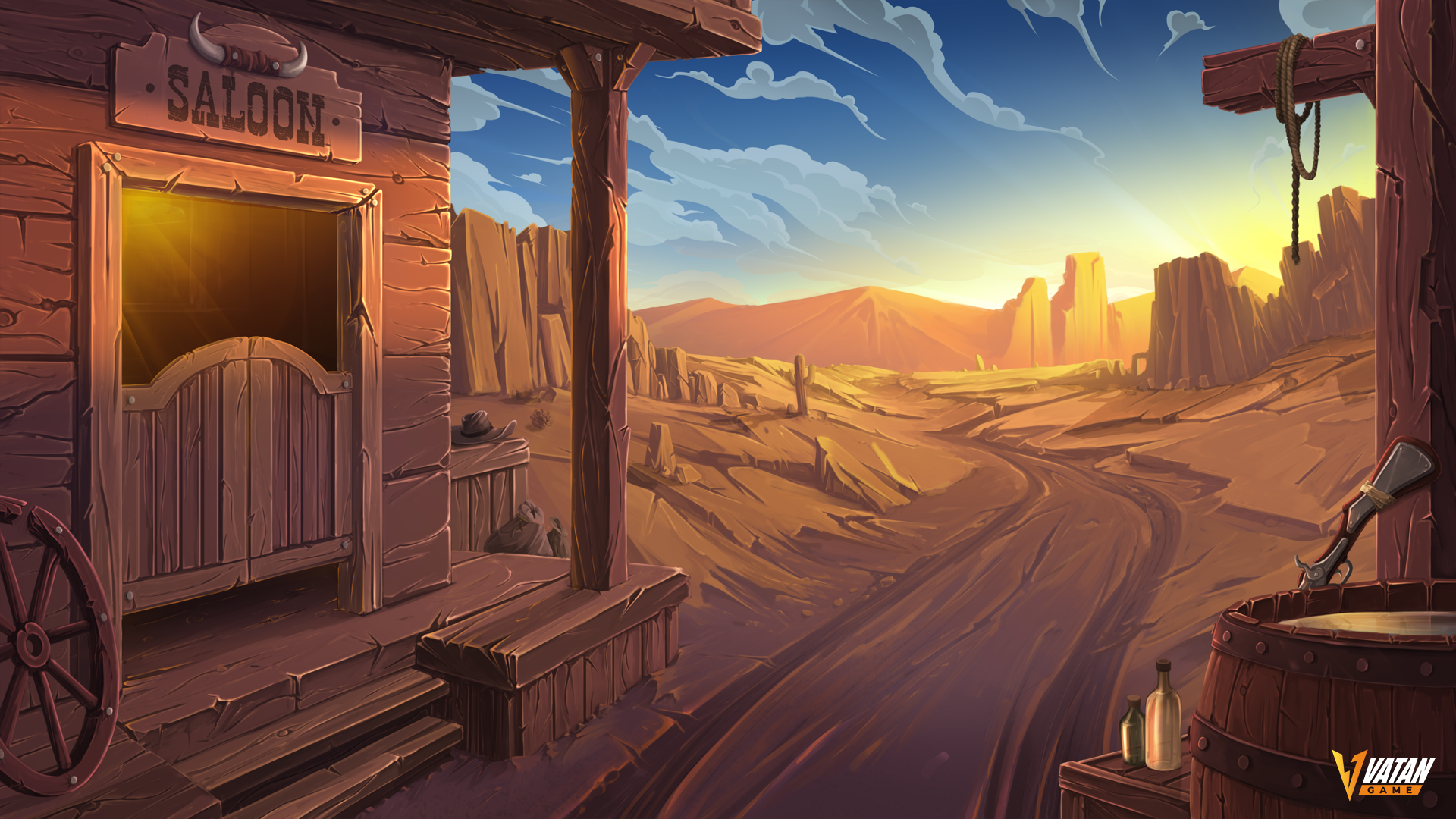 Last Standoff level background art